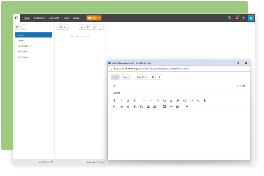 Simple Web Interface for Effortless Email Management